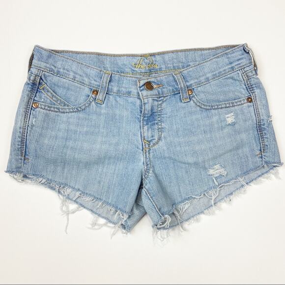 Old Navy Hand Distressed Cut Off Shorts Sz 4 - Picture 1 of 9
